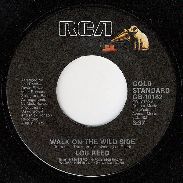Lou Reed - Walk On The Wild Side (7", Single, RE, Ind)