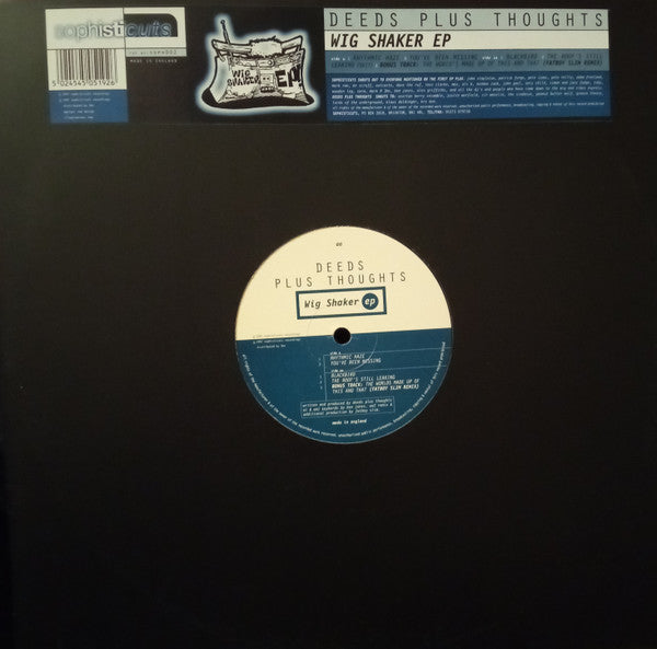 Deeds Plus Thoughts - Wig Shaker EP (12", EP)