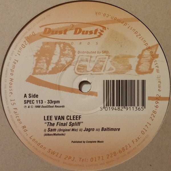 Lee Van Cleef - The Final Spliff (12")