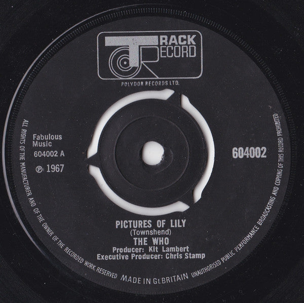 The Who - Pictures Of Lily (7", Single, 3-P)