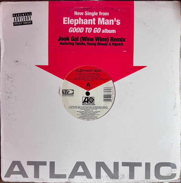 Elephant Man - Jook Gal (Wine Wine) (Remix) (12", Single)
