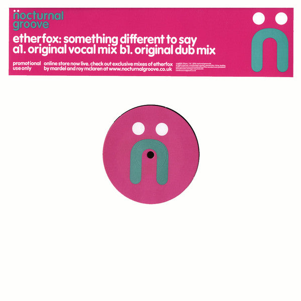 Etherfox - Something Different To Say (12", Promo)
