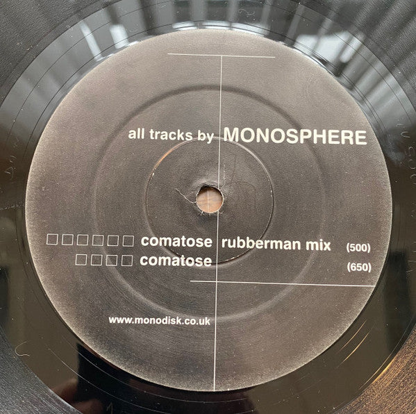 Monosphere (2) - Comatose / Dragon (12")