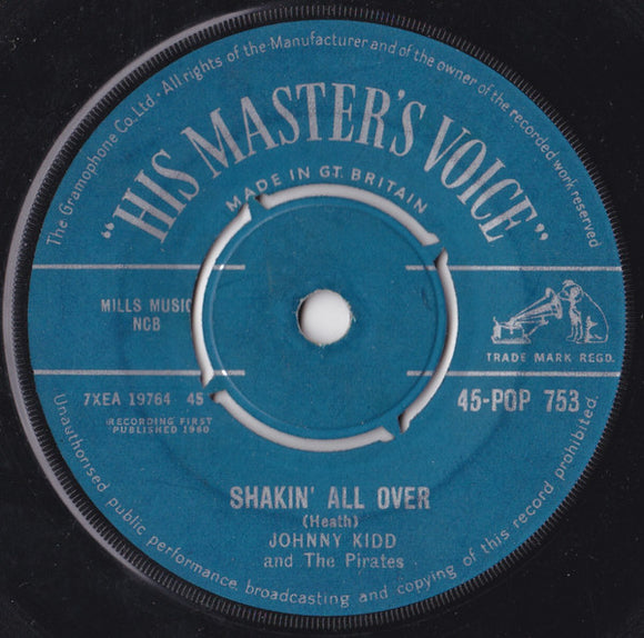 Johnny Kidd And The Pirates* - Shakin' All Over (7