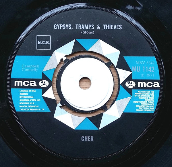 Cher - Gypsys, Tramps & Thieves (7", Single)