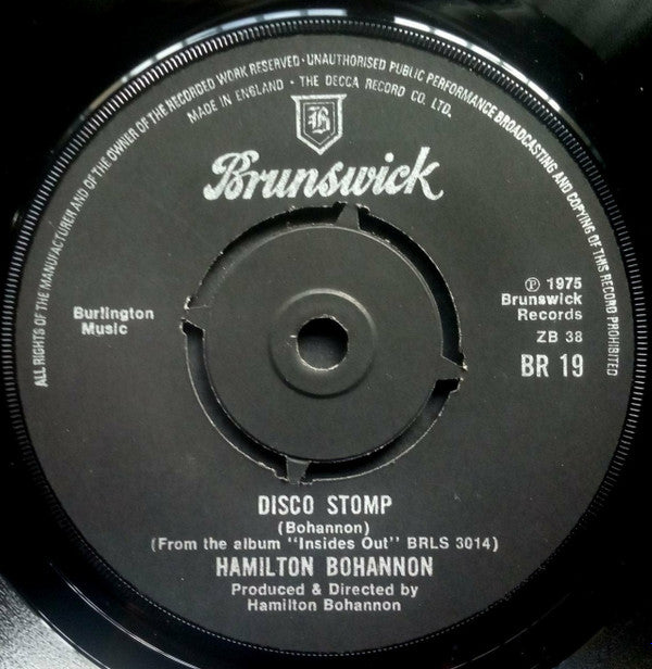 Hamilton Bohannon - Disco Stomp (7", Single)