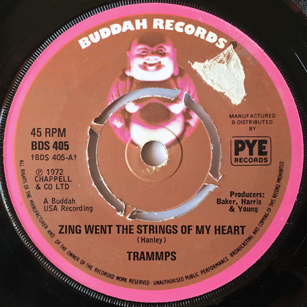 Trammps* - Zing Went The Strings Of My Heart (7", Single, RE, Kno)