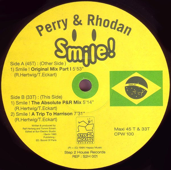 Perry & Rhodan - Smile! (12", Maxi)