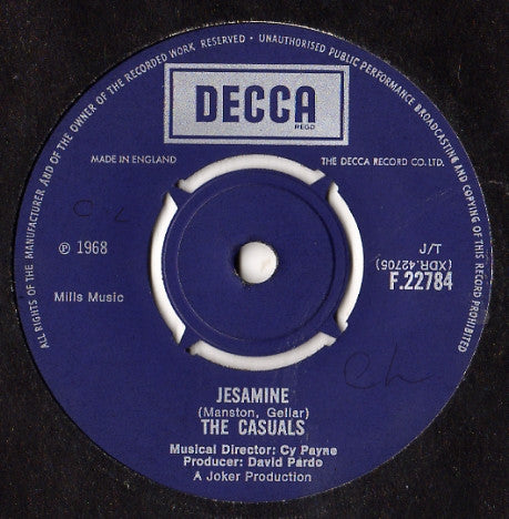 The Casuals - Jesamine (7")