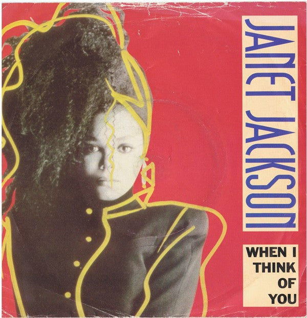 Janet Jackson - When I Think Of You (7", Single, Sil)