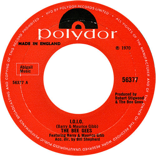The Bee Gees* - I.O.I.O. (7", Single)