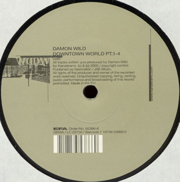 Damon Wild - Downtown World (12")
