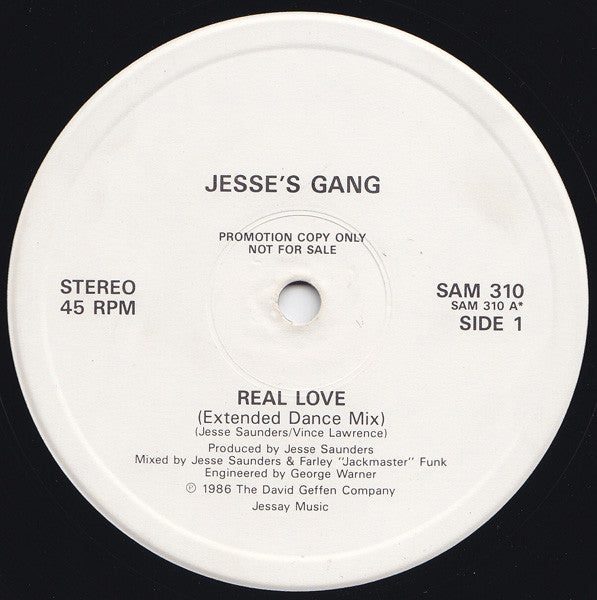Jesse's Gang - Real Love (12", Promo)