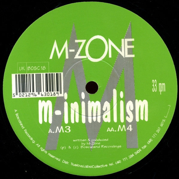 M-Zone - M-inimalism (12")