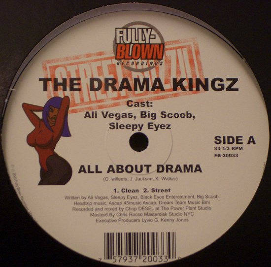 The Drama Kingz - All About Drama (12")