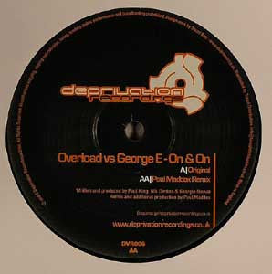 Overload (2) & George E - On & On (12")