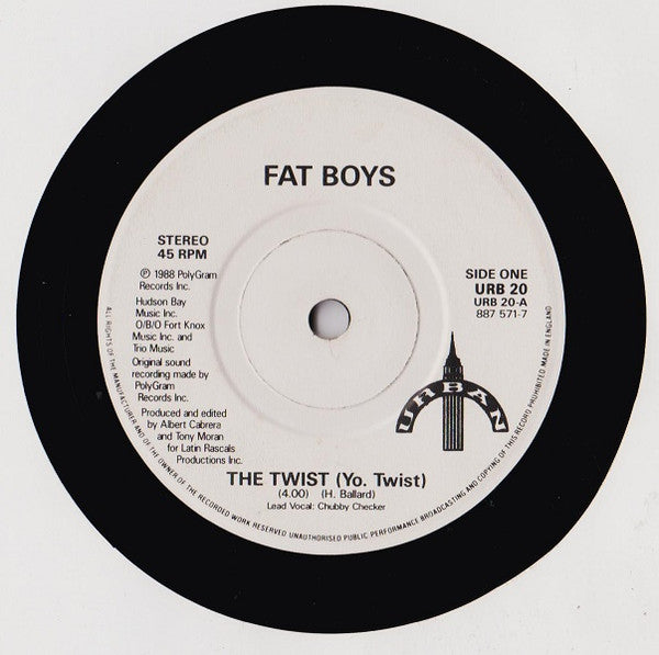 Fat Boys - The Twist (7", Whi)