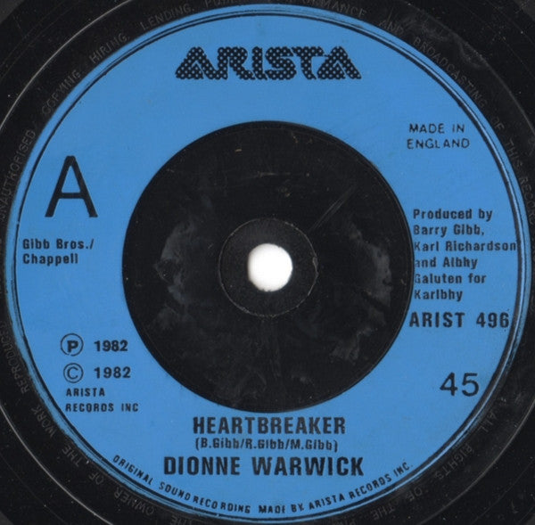 Dionne Warwick - Heartbreaker (7", Single, Com)