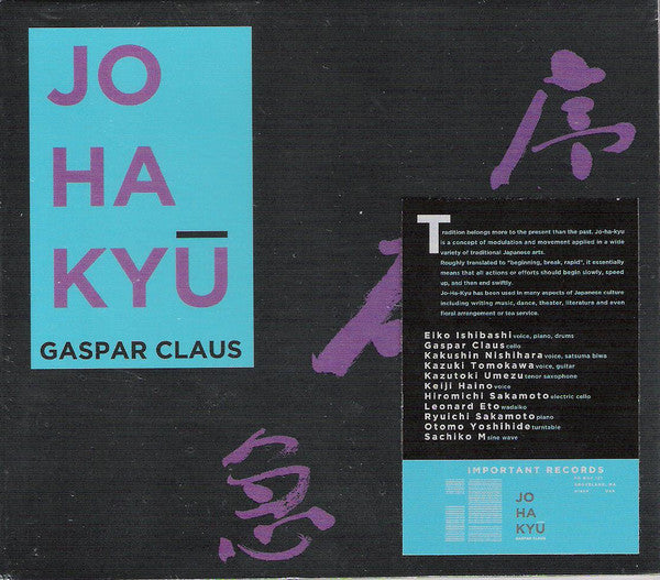 Gaspar Claus - Jo Ha Kyü (CD, Album)