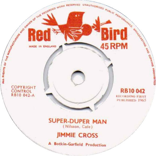 Jimmie Cross* - Super-Duper Man (7")