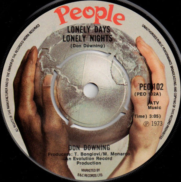 Don Downing - Lonely Days, Lonely Nights (7", Single)
