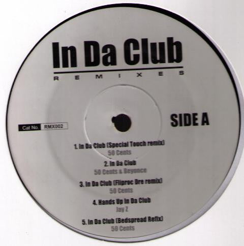 Various - In Da Club Remixes (12", Unofficial)
