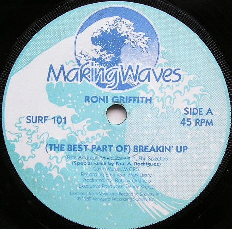 Roni Griffith - (The Best Part Of) Breakin' Up (7", Single, Sol)