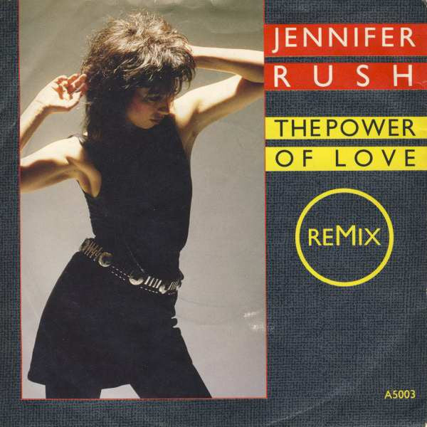 Jennifer Rush - The Power Of Love (Remix) (7", Single, Red)