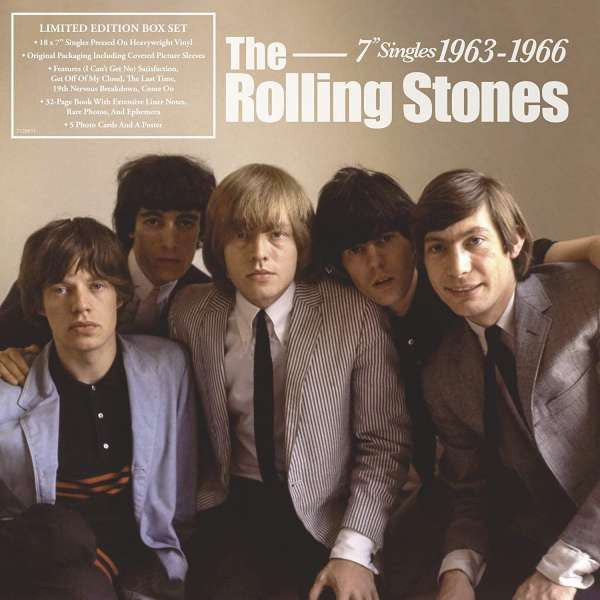 The Rolling Stones - 7" Singles 1963-1966 (Box, Comp, Ltd + 15x7", Single, RE + 3x7", EP, RE)