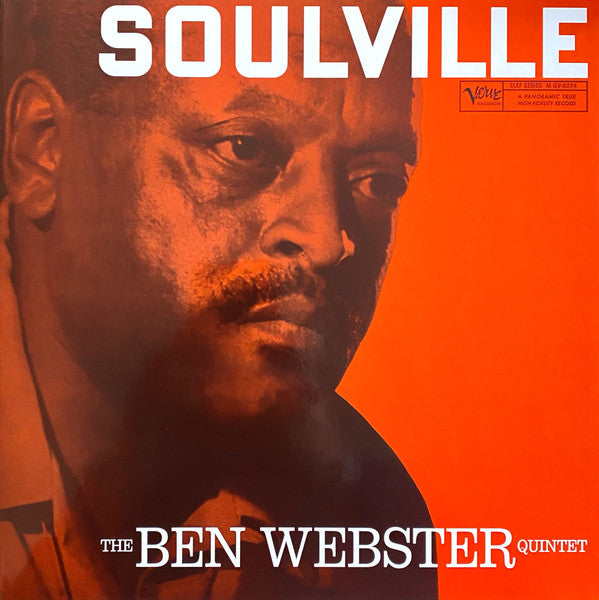 The Ben Webster Quintet - Soulville (LP, Album, Mono, RE, RM, 180)