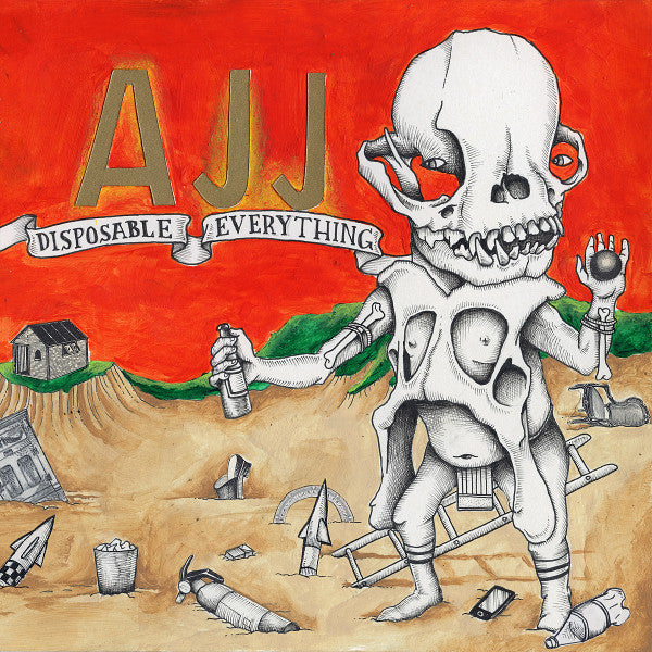 AJJ - Disposable Everything (LP, Album, Gre)