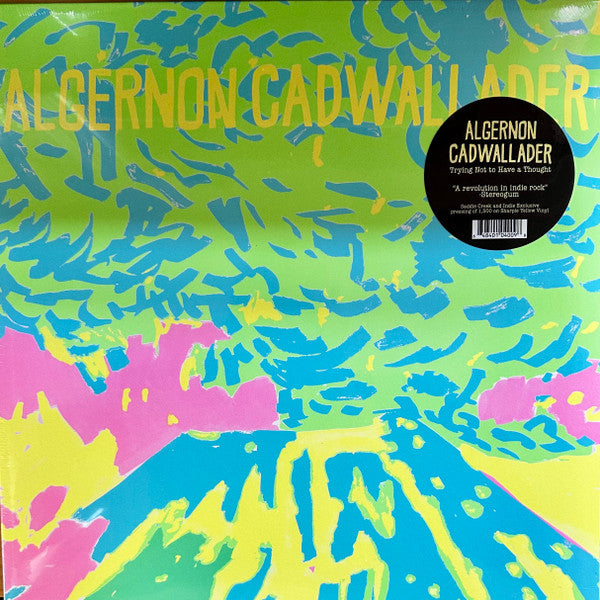 Algernon Cadwallader - Trying Not To Have A Thought (LP, Album, Ltd, Sha)