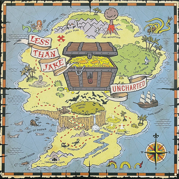 Less Than Jake - Uncharted (12", S/Sided, EP, Ltd, Sap)