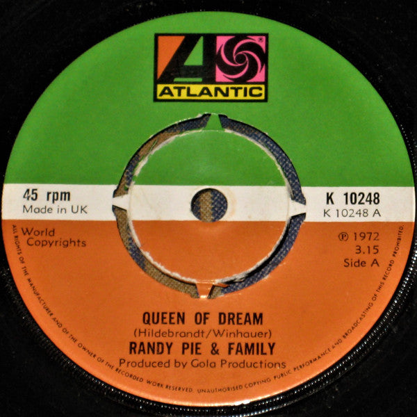 Randy Pie & Family* - Queen Of Dream (7")