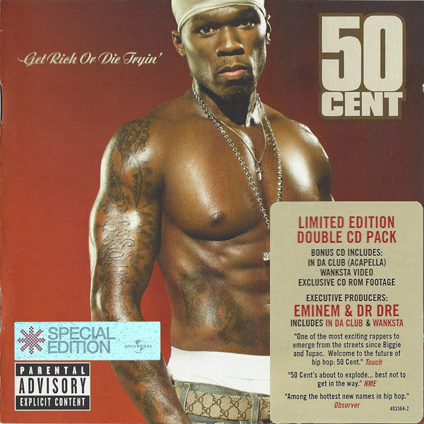 50 Cent - Get Rich Or Die Tryin' (CD, Album + CD, Enh + Ltd, S/Edition)