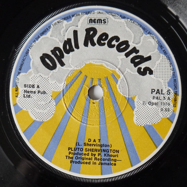 Pluto Shervington - D A T (7", Single, Sol)