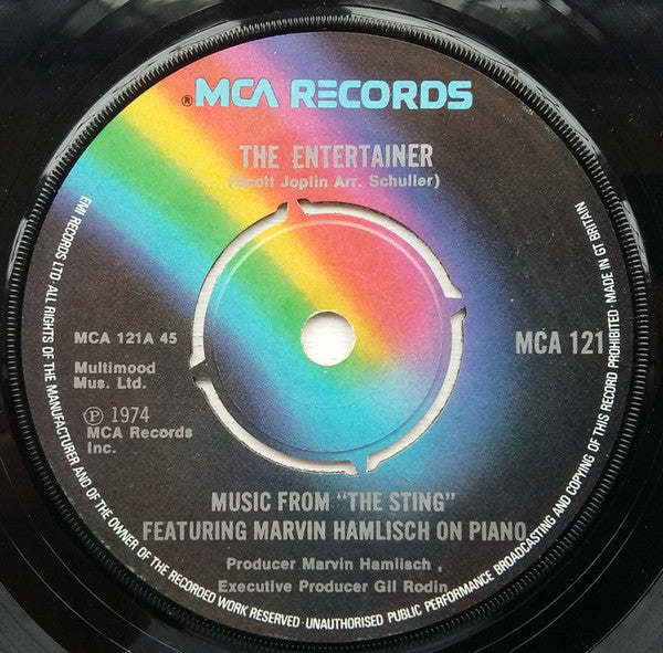 Marvin Hamlisch - The Entertainer (7", Single)