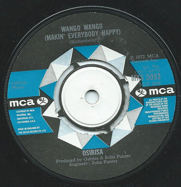 Osibisa - Wango Wango / Ana-Bo (7")