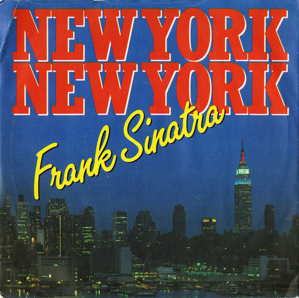 Frank Sinatra - New York New York (7", RE, Pap)
