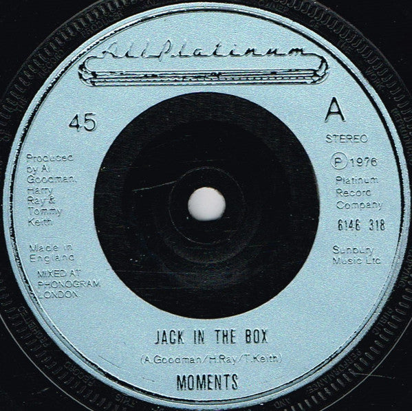 Moments* - Jack In The Box (7", Single, Sil)