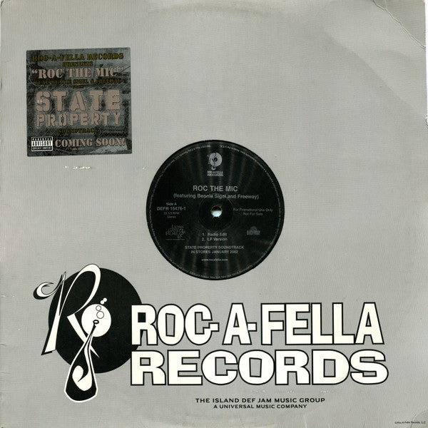 Beanie Sigel And Freeway - Roc The Mic (12", Promo)
