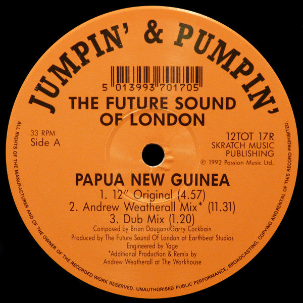 The Future Sound Of London - Papua New Guinea (12")