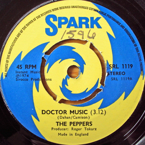 The Peppers - Doctor Music (7", Single)