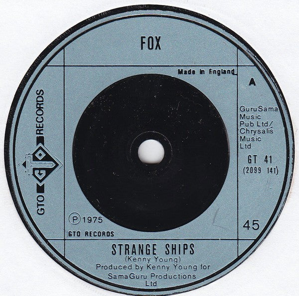 Fox (3) - Strange Ships (7", Single)