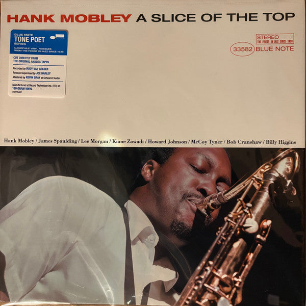 Hank Mobley - A Slice Of The Top (LP, Album, RE, 180)