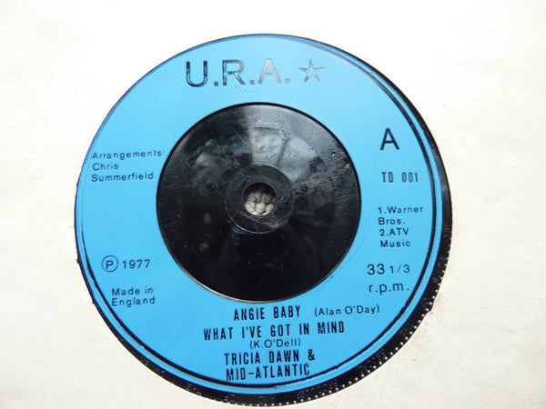 Tricia Dawn & Mid-Atlantic - Angie Baby (7", EP)