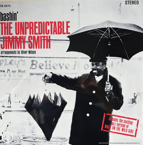 Jimmy Smith - Bashin' - The Unpredictable Jimmy Smith (LP, Album, RE, RM, Gat)
