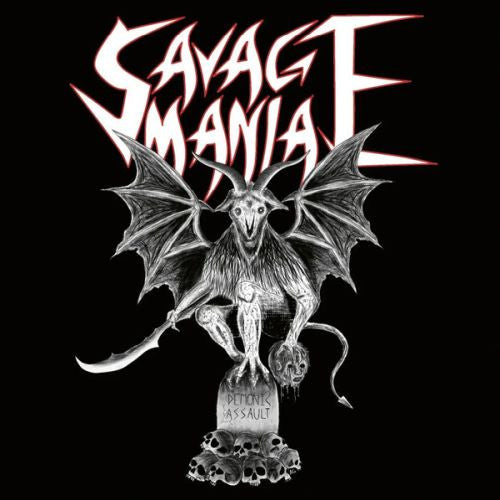 Savage Mania - Demonic Assault (LP, Album, Ltd, RE, Red)