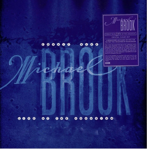 Michael Brook - Cobalt Blue & Live At The Aquarium (2xLP, Comp, RE, RM, Cle)