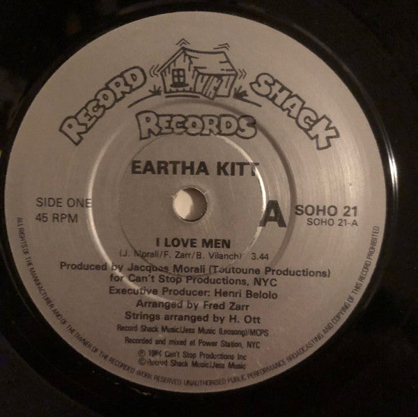 Eartha Kitt - I Love Men (7", Single)